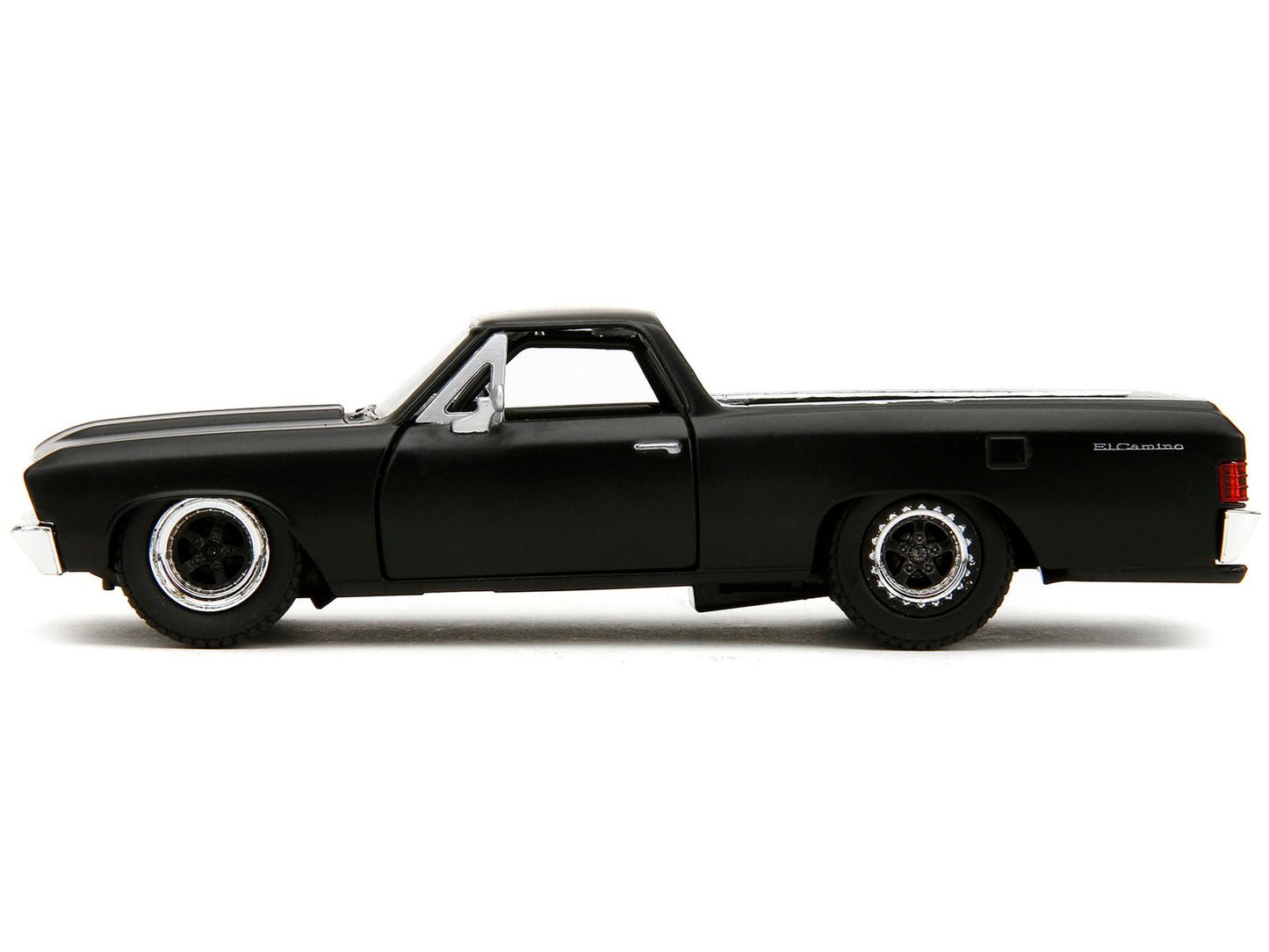 1967 Chevrolet El Camino Matt Black "Fast & Furious" Series 1/32 Diecast Model Car by Jada