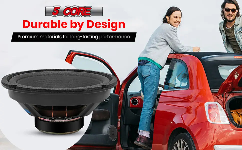 5 Core 8 Inch Subwoofer Speaker 1000W Combined Peak 4Ohm Replacement Car Bass Sub Woofer