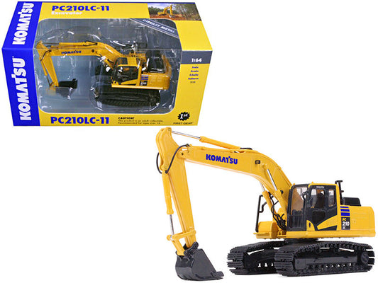 Komatsu PC210LC-11 Excavator 1/64 Diecast Model by First Gear