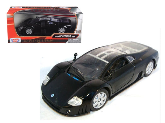 Volkswagen Nardo W12 Show Car Black 1/24 Diecast Model Car by Motormax