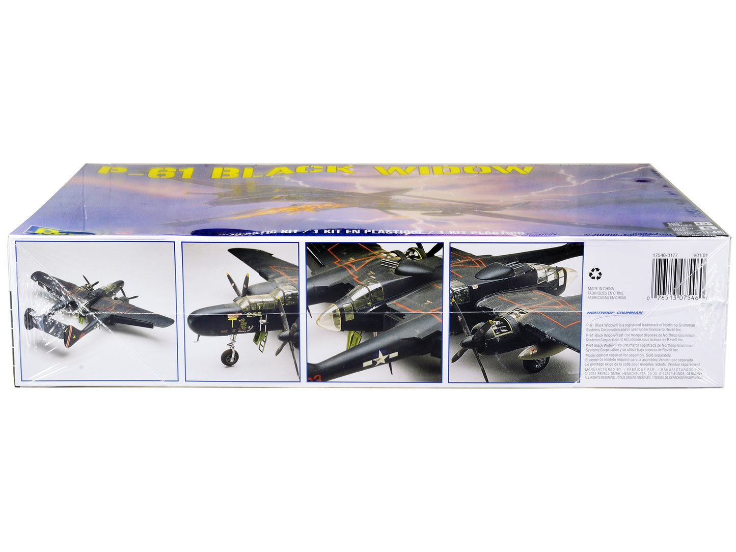 Level 5 Model Kit P-61 Black Widow Fighter Plane 1/48 Scale Model by Revell