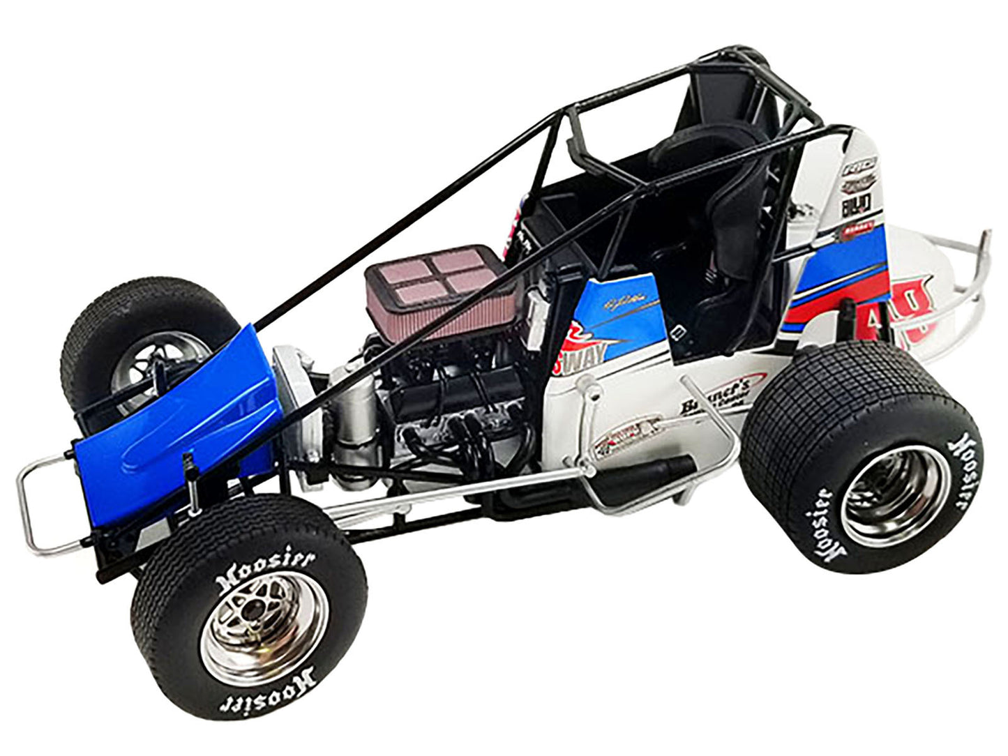 Winged Sprint Car #48 Danny Dietrich "Cochran Expressway - Weikert's Livestock Inc" Gary Kauffman Racing "World of Outlaws" (2023) 1/18 Diecast Model Car by ACME