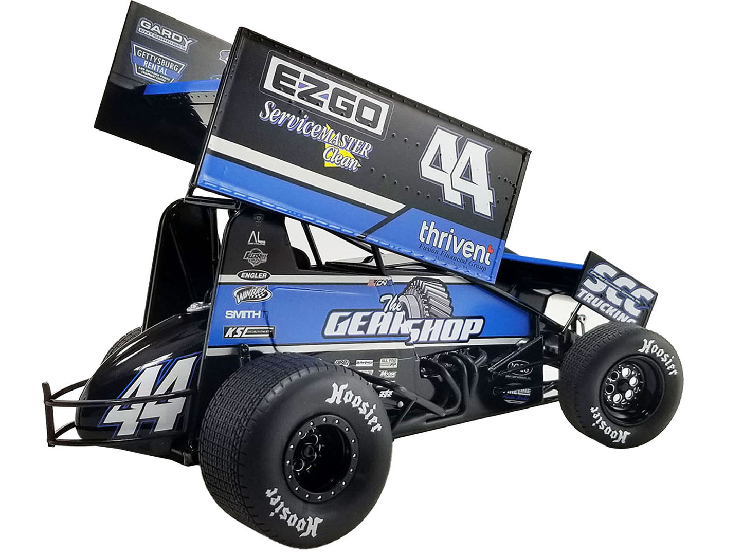 Winged Sprint Car #44 Dylan Norris "RPM" Gobrecht Motorsports "World of Outlaws" (2023) 1/18 Diecast Model Car by ACME