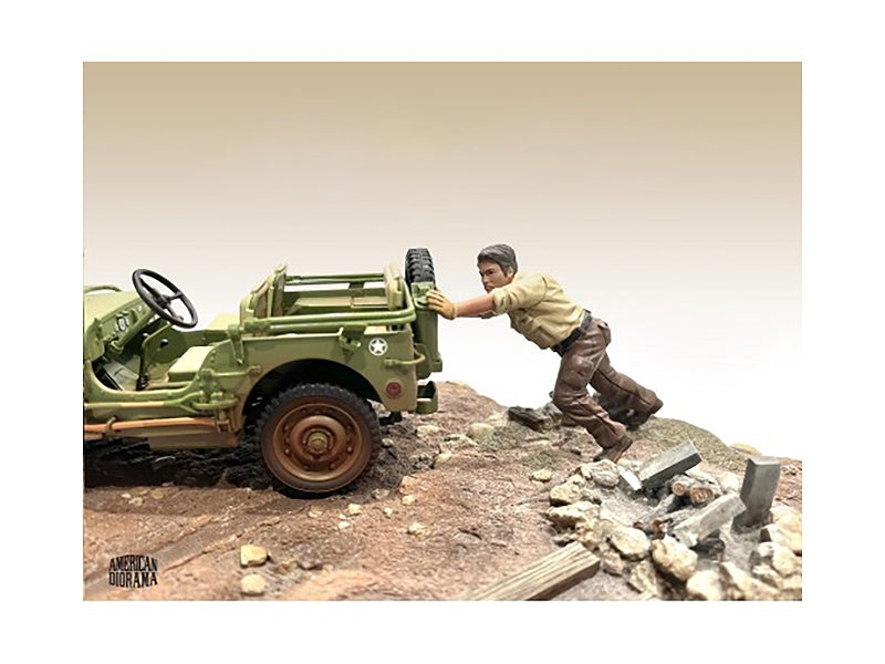 "4X4 Mechanic" Figure 5 for 1/18 Scale Models by American Diorama