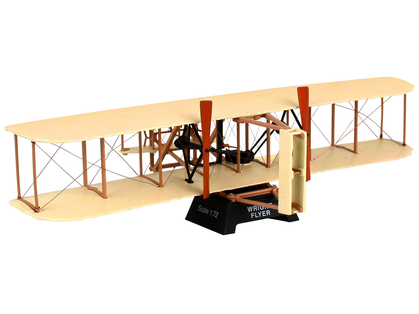 Wright Flyer Aircraft "First Heavier-Than-Air Flying Machine" 1/72 Diecast Model Airplane by Postage Stamp