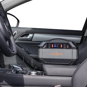 Gofort 330W Portable Power Station 299Wh Solar Generator Backup Power Supply with 2X 110V AC Outlets 4X 12V DC Outlets